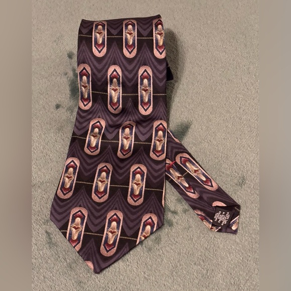 ZYLOS by george machado 56” Silk Tie - Picture 5 of 8